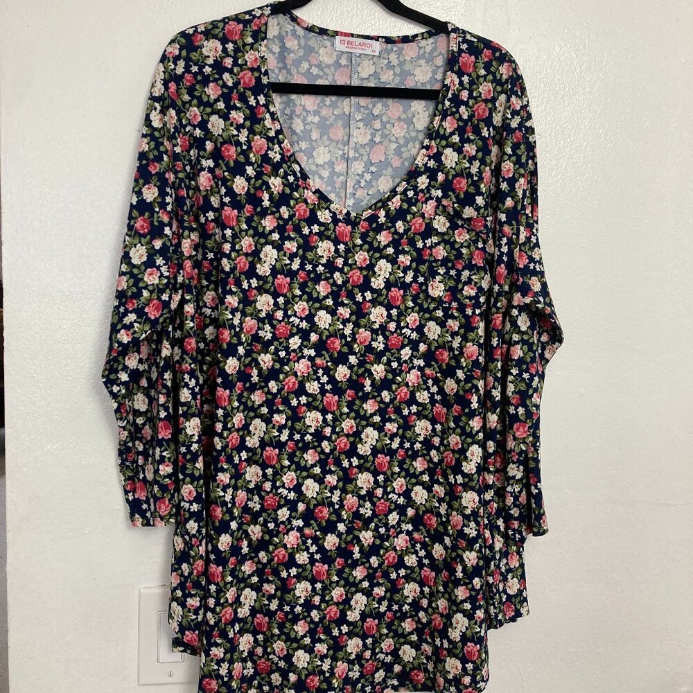 Belaroi 4X Floral Tunic Top